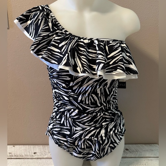 Gottex One Shoulder One-Piece Swimsuit- NWT